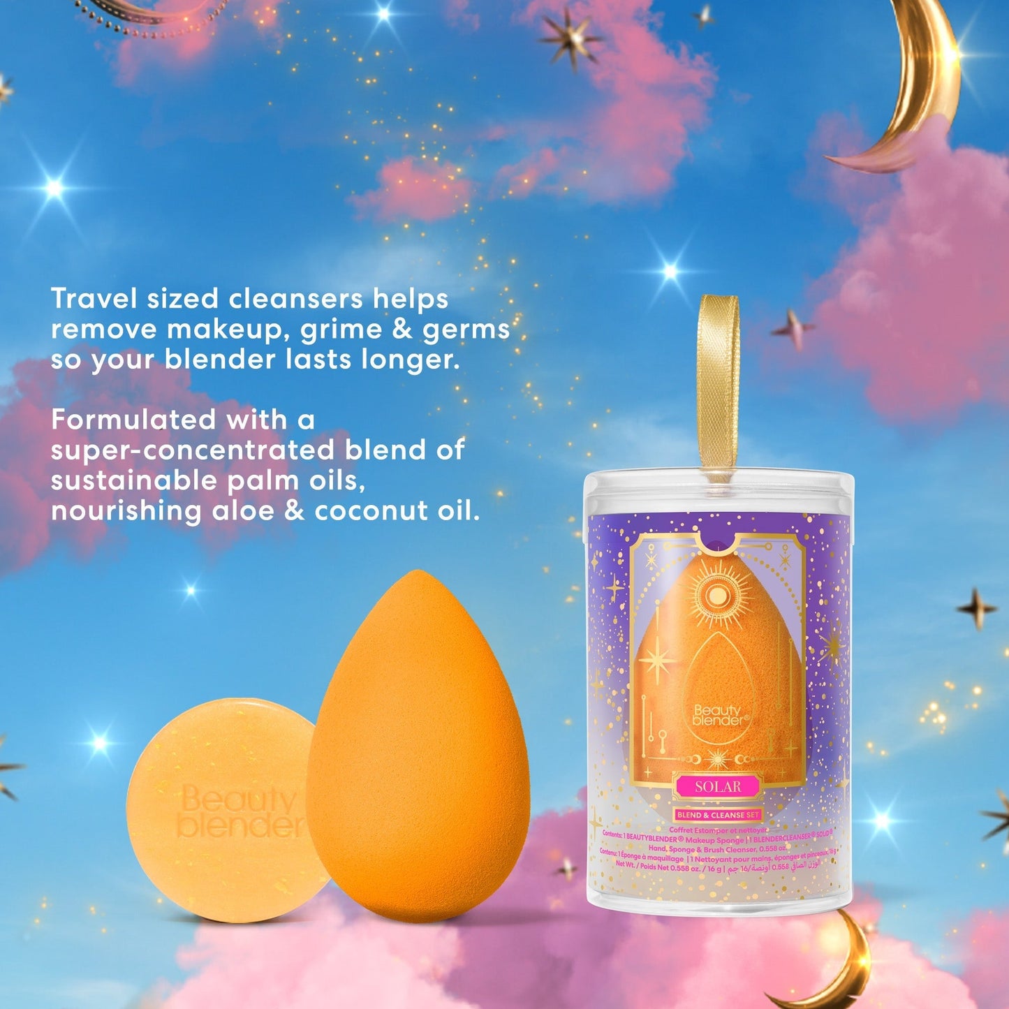 Beautyblender Solar 2-Piece Blend & Cleanse Set
