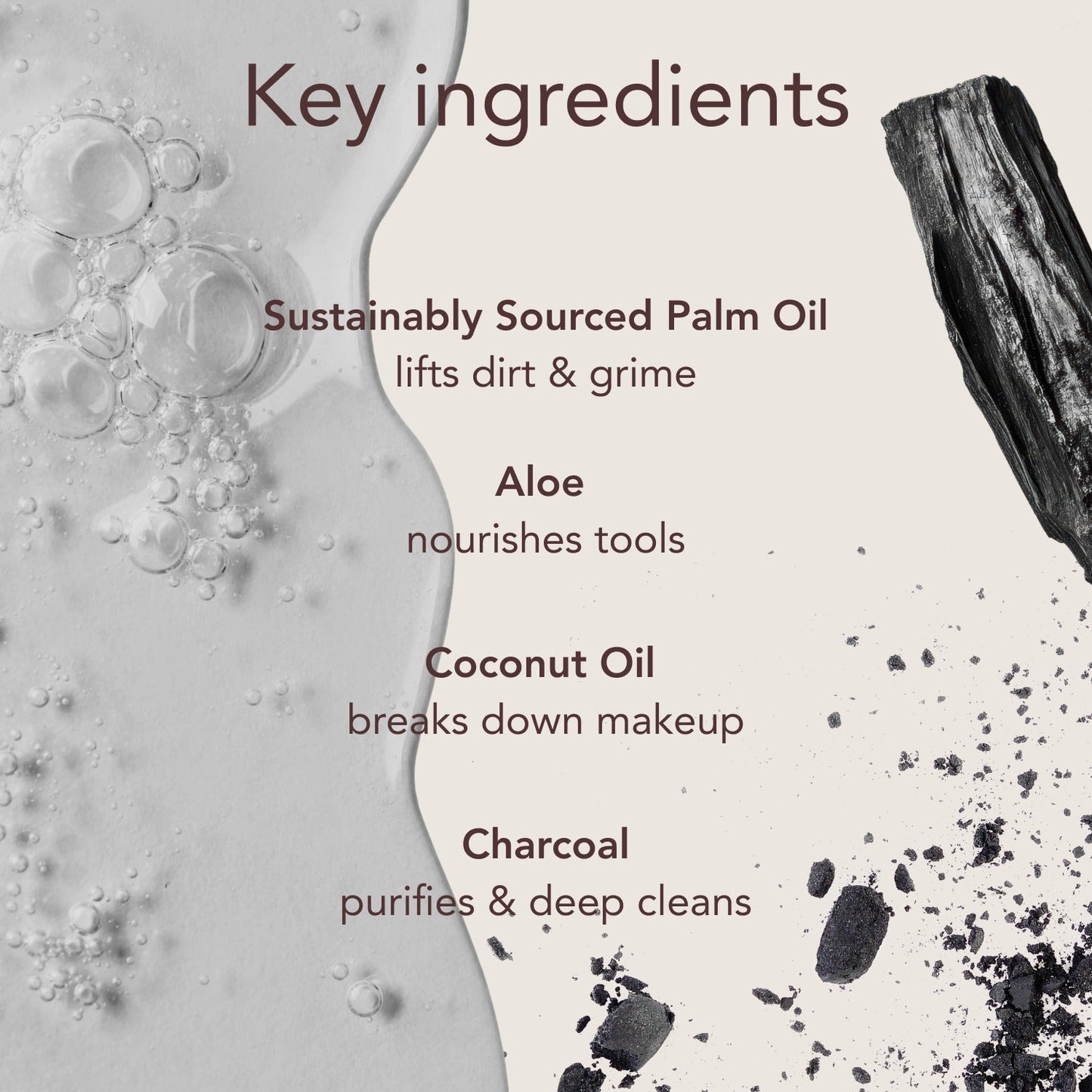 Blendercleanser® Liquid Charcoal Unscented Sponge & Brush Cleanser
