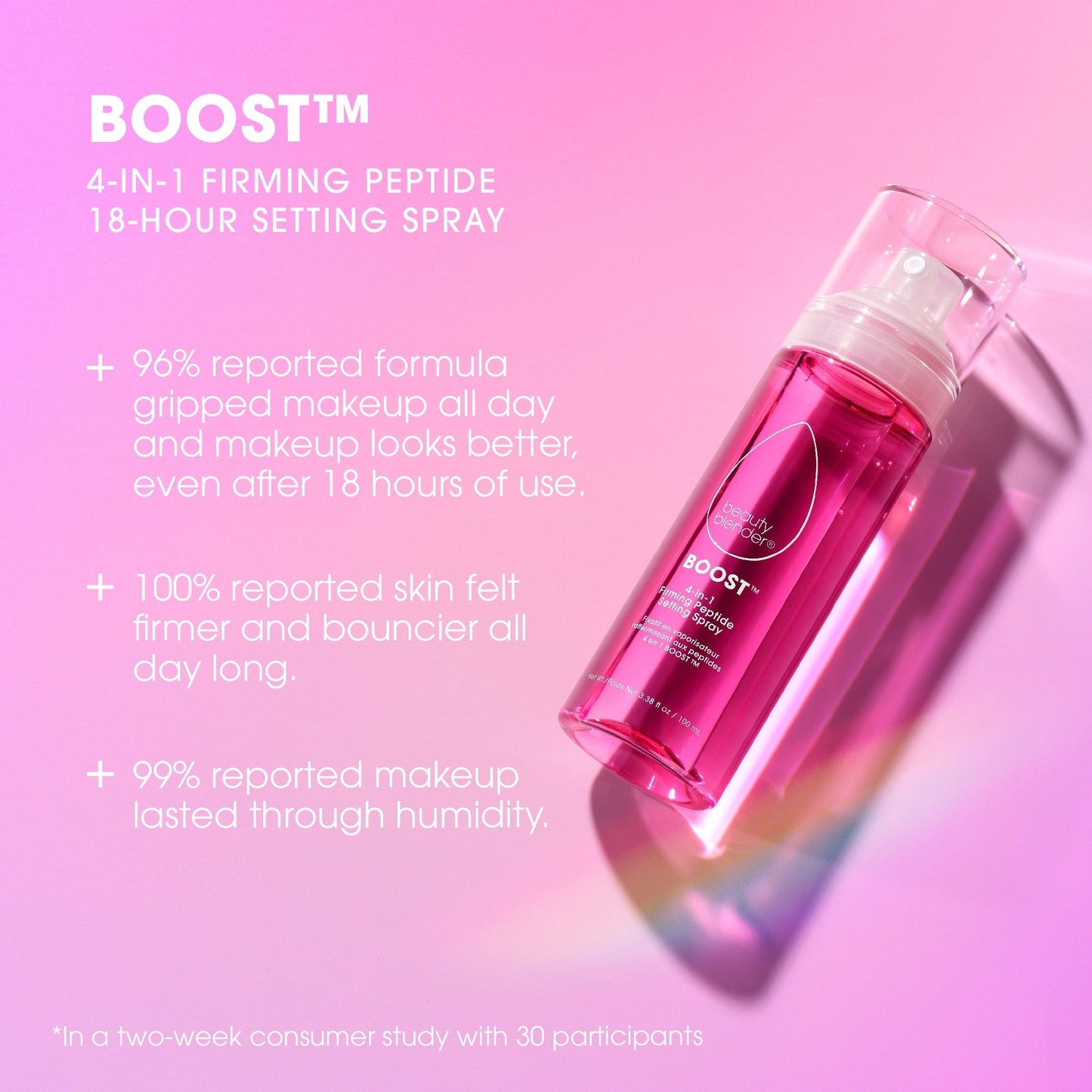 BoostTM 4-in-1 Firming Peptide 18-Hour Setting Spray