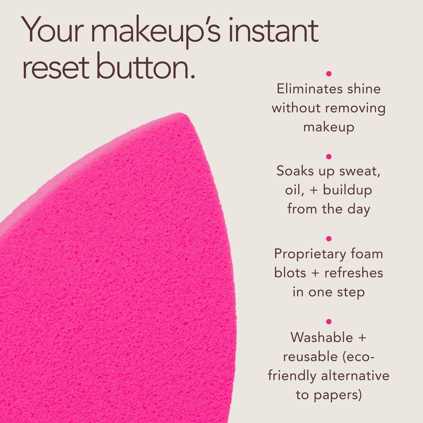Beautyblender® ResetterTM Reusable Blotting & Resetting Pads