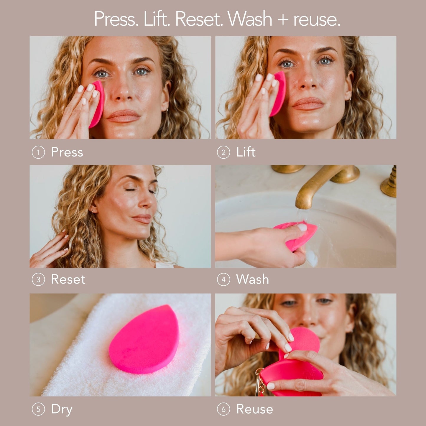 Beautyblender® ResetterTM Reusable Blotting & Resetting Pads