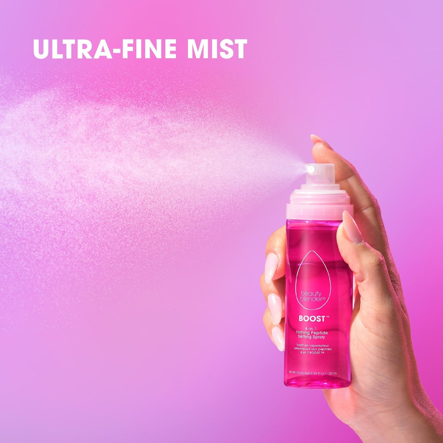 BoostTM 4-in-1 Firming Peptide 18-Hour Setting Spray